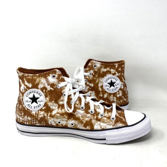 Converse Ctas High Top Shoes Men’s Size Canvas Warm Tan White Skate A06004C - Picture 9 of 11
